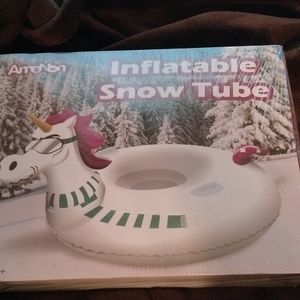 Unicorn snow tube